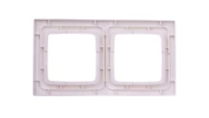 KARO Ramka podwójna do łączników IP44 ecru perłowy RH-2S/42