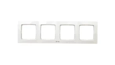 KARO Ramka poczwórna do łączników IP44 biała RH-4S/00