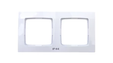 KARO Ramka podwójna do łączników IP44 biała RH-2S/00