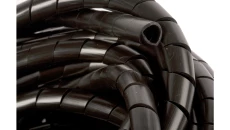 Wężyk ochronny spiralny WSN 12/S czarny E01WS-01010200500 /10m/