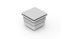 Skrzynka kontrolna do elewacji 140x140x100mm MAX szara 68.2/SZARA PL /96801208/