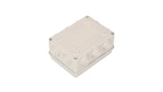 Puszka natynkowa 110x150x70mm tworzywo IP55 szara zdławnicami OL20112