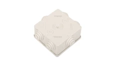 Puszka natynkowa 80x80x40mm tworzywo IP44 szara OL20003