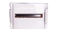 Rozdzielnica modułowa XL3 125 1x18 natynkowa IK09 IP40 /drzwi transparentne/ 401656