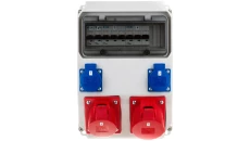 Rozdzielnica stacjonarna ADAMÓW 32A/5PxB32 16A/5PxB16 2xGSx2xB16 IP44 9036435W