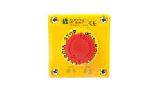 Kaseta sterownicza K1 z przyciskiem STOP i blokadą SP22K1/05-1