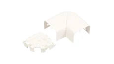 Naroże kanału płaskie regulowane DLP 80x35/50 białe 010767