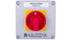 Łącznik krzywkowy 0-1 3P 16A w obudowie SK16-2.8211OB11ZC