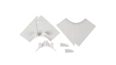 Naroże kanału wewnętrzne regulowane DLP 65x150/195/220 /1x przegroda/ 010607