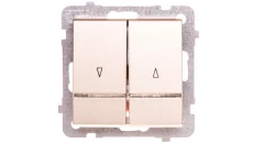 SONATA Łącznik żaluzjowy z podświetleniem szampański złoty ŁP-7RS/m/39