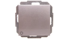 Sentia Przycisk zwierny “światło“ 10A srebrny połysk 1413-56