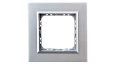 SONATA Ramka pojedyncza aluminium / srebrna metal R-1RAC/35/38