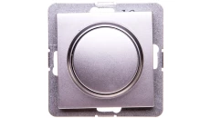 Sentia Ściemniacz obrotowy 40-400VA srebrny połysk 1417-56