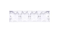 AS Puszka natynkowa poczwórna biała PNP-4G/00