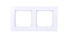 SONATA Ramka podwójna biała R-2R/00