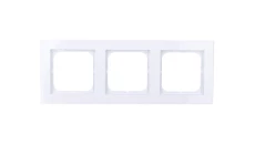 SONATA Ramka potrójna biała R-3R/00