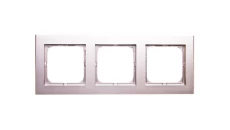 SONATA Ramka potrójna szampański złoty R-3R/39