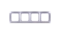 IMPRESJA Ramka poczwórna srebrna R-4Y/18