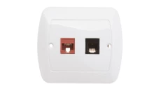 Simon Akord Gniazdo komputerowe 1xRJ45 kat. 5e + telefoniczne 1xRJ11 AF5T/11