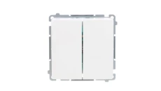 BASIC MODUŁ BIAŁY WYŁĄCZNIK PODWÓJNY