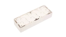 MOSAIC Puszka natynkowa pojedyncza pozioma /6-8modułów/ biała 080286