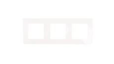 NILOE Ramka potrójna biała 665003