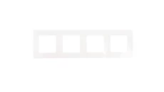 NILOE Ramka poczwórna biała 665004