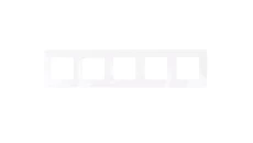 NILOE Ramka pięciokrotna biała pięciokrotna 665005