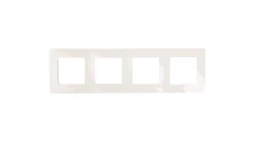 NILOE Ramka poczwórna kremowa 665014