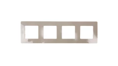 NILOE Ramka poczwórna popielata 665034