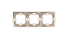 Simon Basic Standard Ramka potrójna uniwersalna satynowa BMR3/29