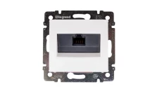 VALENA Gniazdo komputerowe biały 1xRJ45 5e UTP 774230