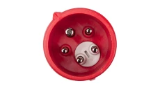 Wtyczka siłowa 5p 16A 400V przenośna IP44 zwrotnica faz SHARK PCE na kabel