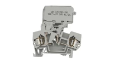 Złączka bezpiecznikowa 4mm2 szara 10A 5x 20mm 281-611/281-541