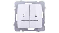 KARO Łącznik żaluzjowy z podświetleniem biały ŁP-7SS/m/00