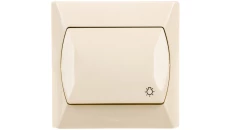 AKCENT Przycisk /światło/ beżowy ŁP-5A/01