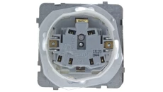 KARO ECRU GNIAZDO IP44 Z UZIEMIENIEM