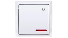 BIS Przycisk /światło/ z podświetleniem biały ŁN-5BS/00