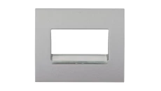 SISTENA LIFE Plakietka gniazda teleinformatycznego metalic 771375