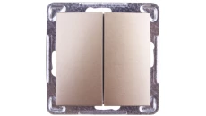 IMPRESJA Łącznik świecznikowy złoty metalik ŁP-2Y/m/28