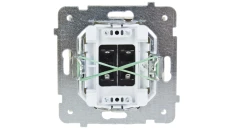 AS Gniazdo głośnikowe podwójne ecru GG-2G/m/27