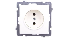 SONATA Gniazdo pojedyncze b/u ecru GP-1R/m/27