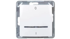 IMPRESJA Łącznik podwójny z podświetleniem biały ŁP-11YS/m/00