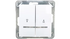 IMPRESJA Łącznik żaluzjowy z podświetleniem biały ŁP-7YS/m/00