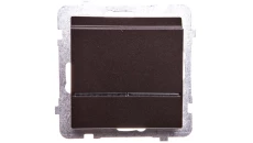 SONATA Łącznik hotelowy z podświetleniem czekoladowy metalik ŁP-15RS/m/40