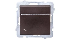 SONATA Łącznik schodowy z podświetleniem czekoladowy metalik ŁP-3RS/m/40