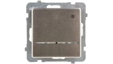 SONATA Łącznik krzyżowy z podświetleniem stal inox ŁP-4RMS/m/37