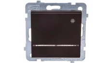 SONATA Łącznik krzyżowy z podświetleniem czekoladowy metalik ŁP-4RS/m/40