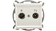 SONATA Gniazdo antenowe RTV zakończeniowe 10dB ecru GPA-10RPZ/m/27