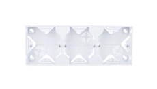 IMPRESJA Puszka natynkowa potrójna biały PNP-3Y/00